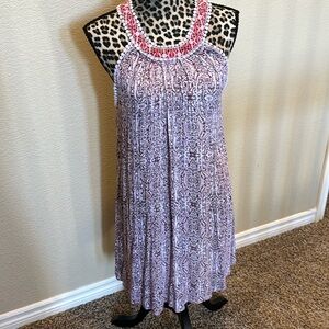 JGee women’s dress, sleeveless, tie in back of neck, size M